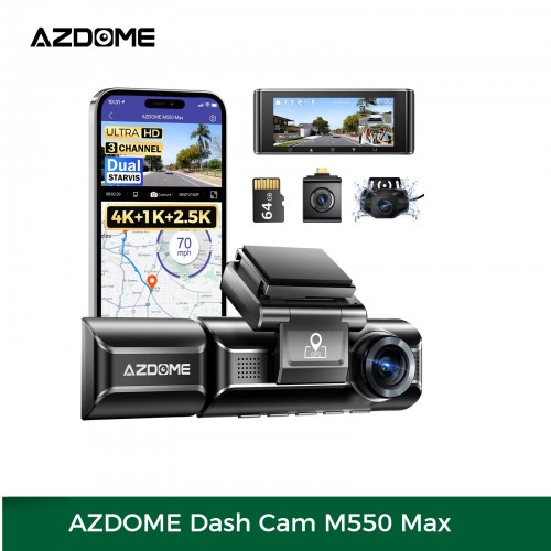 AZDOME 4K Dash Cam M550 Max